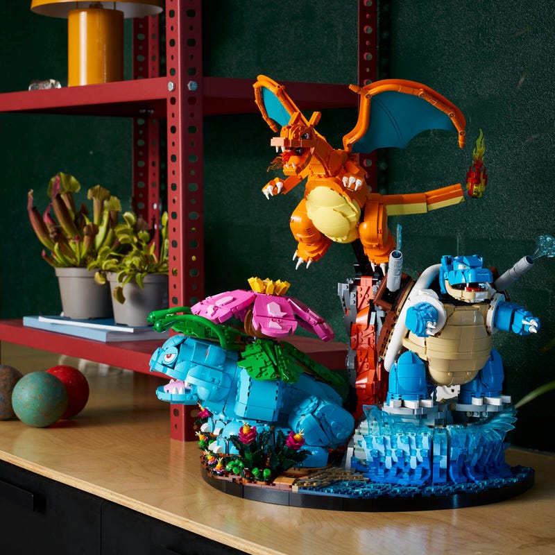 LEGO - Dracaufeu, Florizard et Tortank