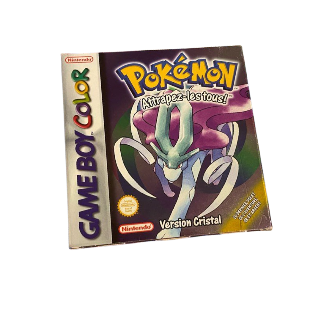 Jeu Gameboy Color - Pokemon Cristal (FR vers.)